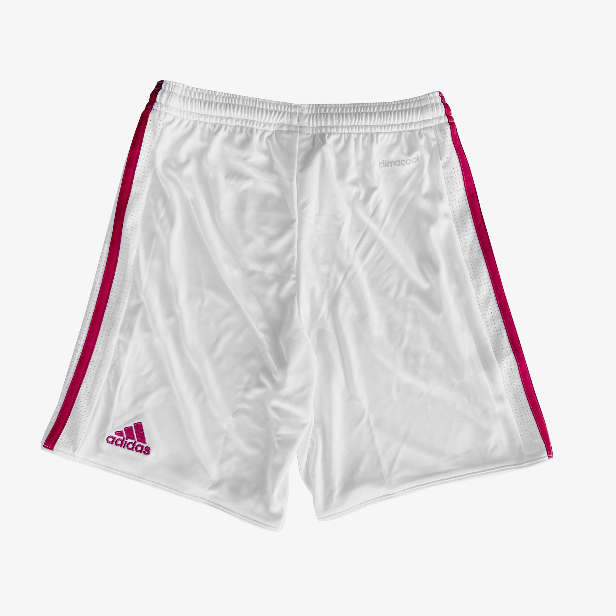 Tastigo 17 Soccer Shorts White/Red Youth and Men's