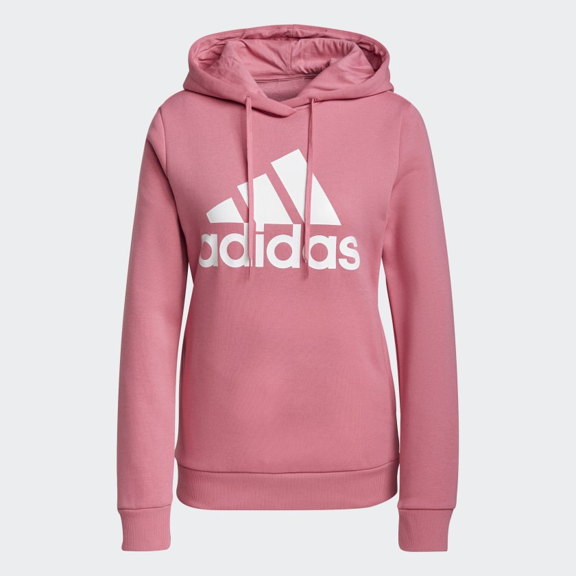 LOUNGEWEAR ESSENTIALS LOGO FLEECE HOODIE WOMEN'S - H07889-ADIDAS by Adidas | Available at Niky's Sports