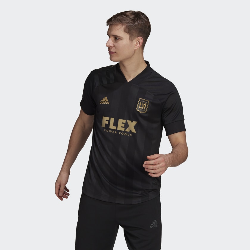 adidas Men s LAFC Authentic Home Jersey 2021