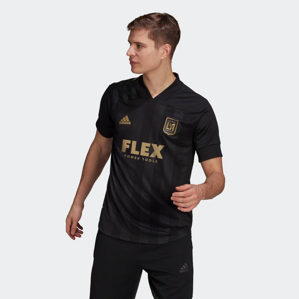 adidas Men s LAFC Authentic Home Jersey 2021