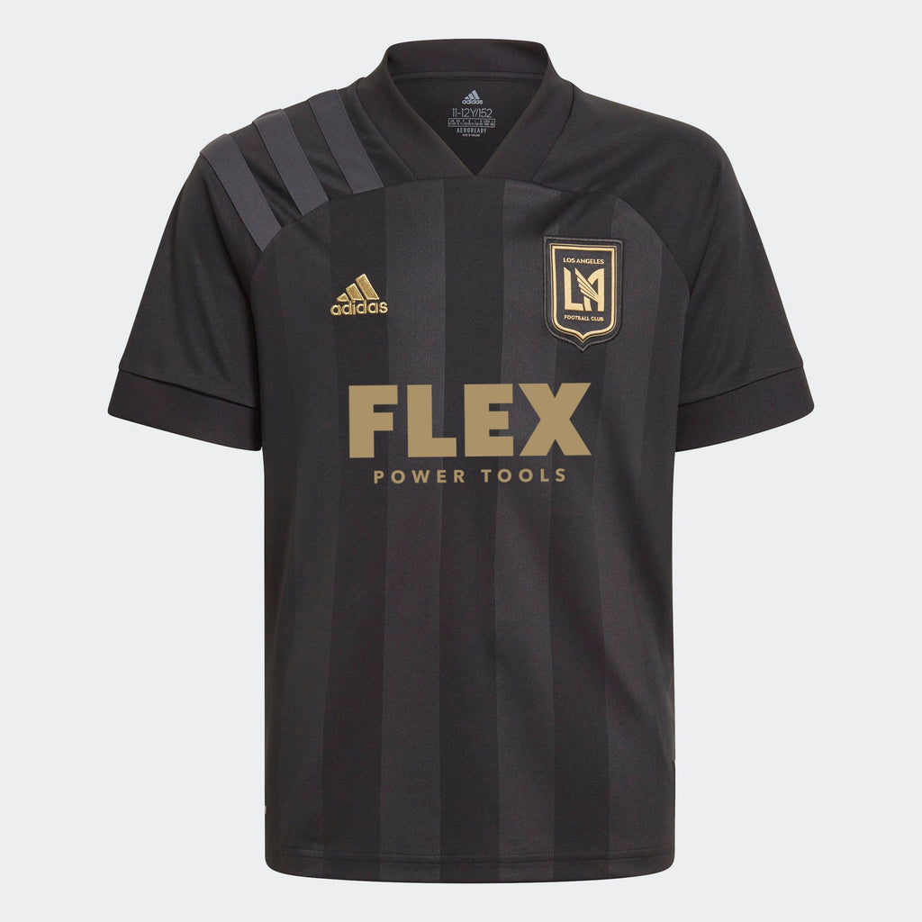 LAFC Home Jersey 21-22 Youth - H37024-ADIDAS by Adidas | Available at Niky's Sports