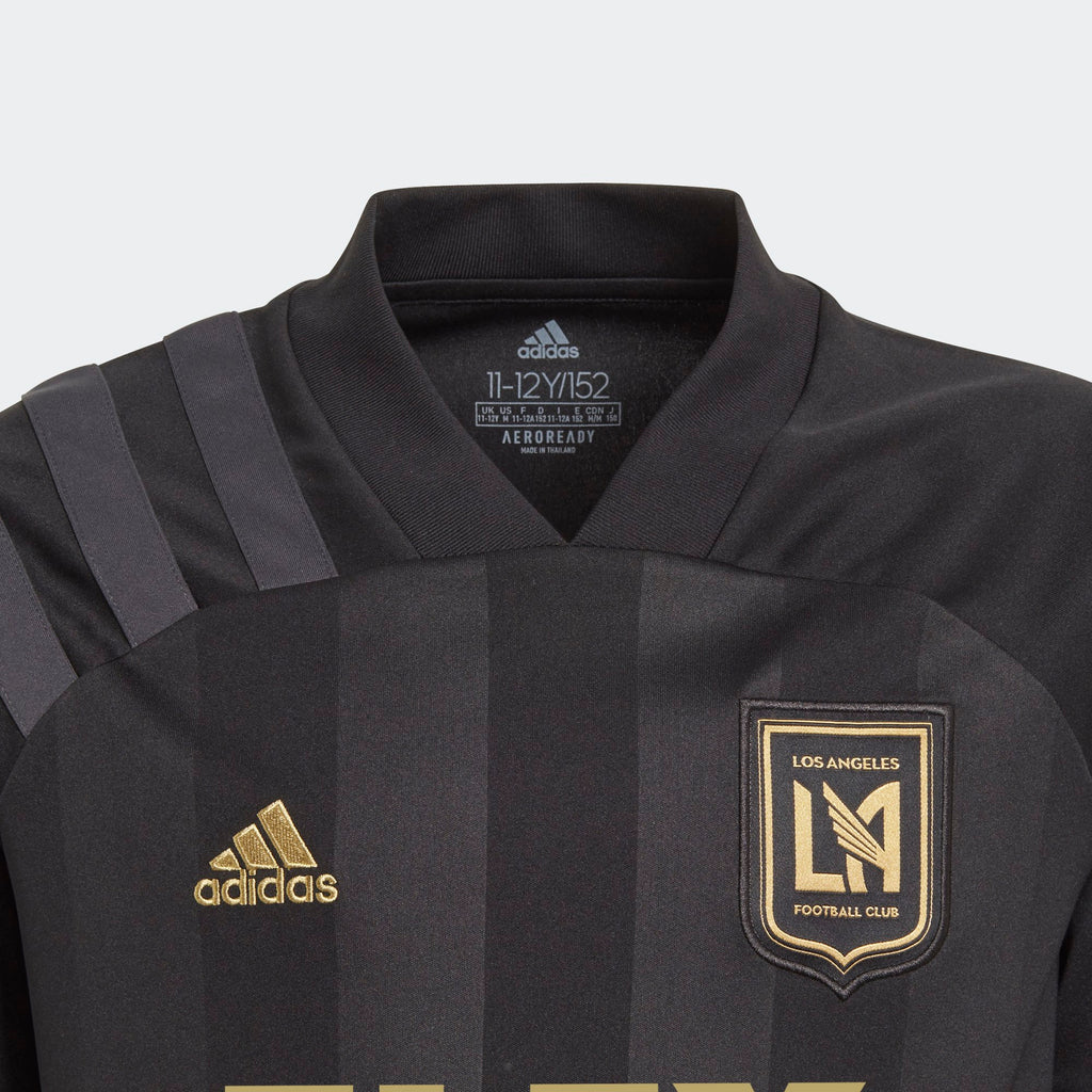 LAFC Home Jersey 21-22 Youth - H37024-ADIDAS by Adidas | Available at Niky's Sports
