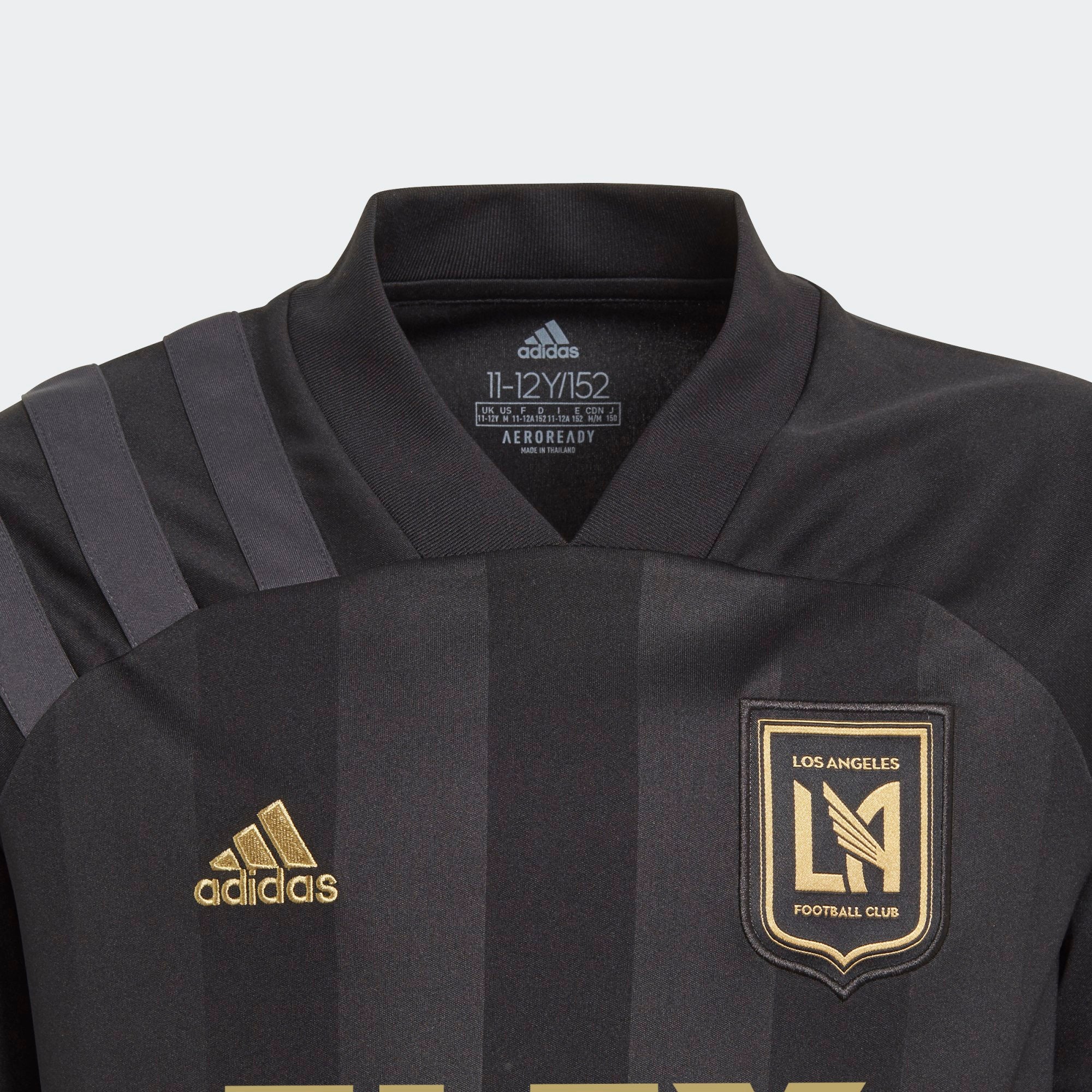 LAFC Home Jersey 21-22 Youth - H37024-ADIDAS by Adidas | Available at Niky's Sports