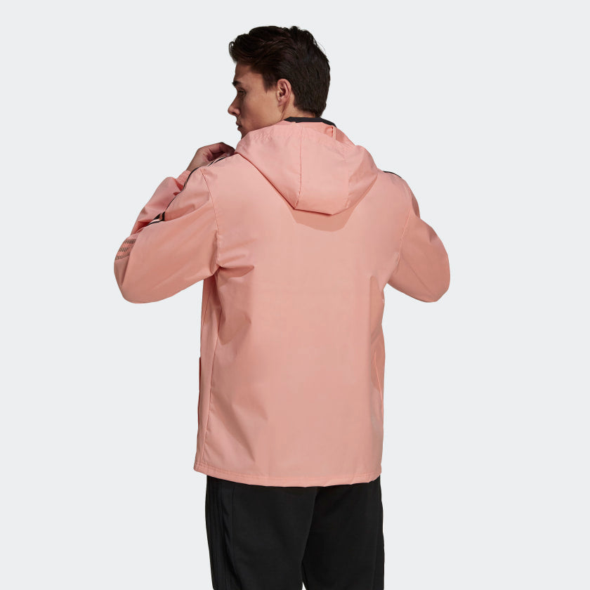 adidas Men s LAFC Allweather Jacket 21 22 Pink