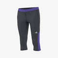 TF Capri Tights - Ntgrey/Powpur - M61463-ADIDAS by Adidas | Available at Niky's Sports