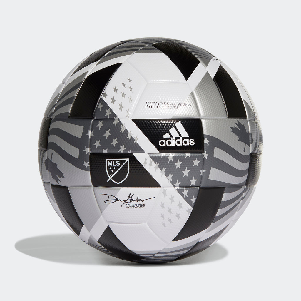 MLS NFHS League Ball - White/Black/Iron Metallic/Silver Metallic