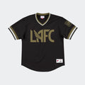 LAFC Special Script Mesh V-Neck Jersey - MSPOMG18058-LAFBLCK-MITCHELL & NESS by Mitchell & Ness | Available at Niky's Sports