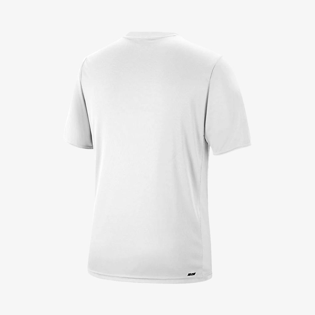 Game Short Sleeve Soccer Jersey White - MT90432-NEW BALANCE by New Balance | Available at Niky's Sports