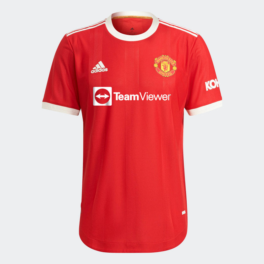 MANCHESTER UNITED 21/22 HOME AUTHENTIC JERSEY - H31090-ADIDAS by Adidas | Available at Niky's Sports