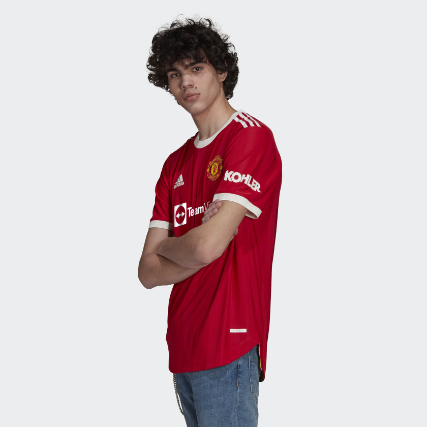 MANCHESTER UNITED 21/22 HOME AUTHENTIC JERSEY - H31090-ADIDAS by Adidas | Available at Niky's Sports