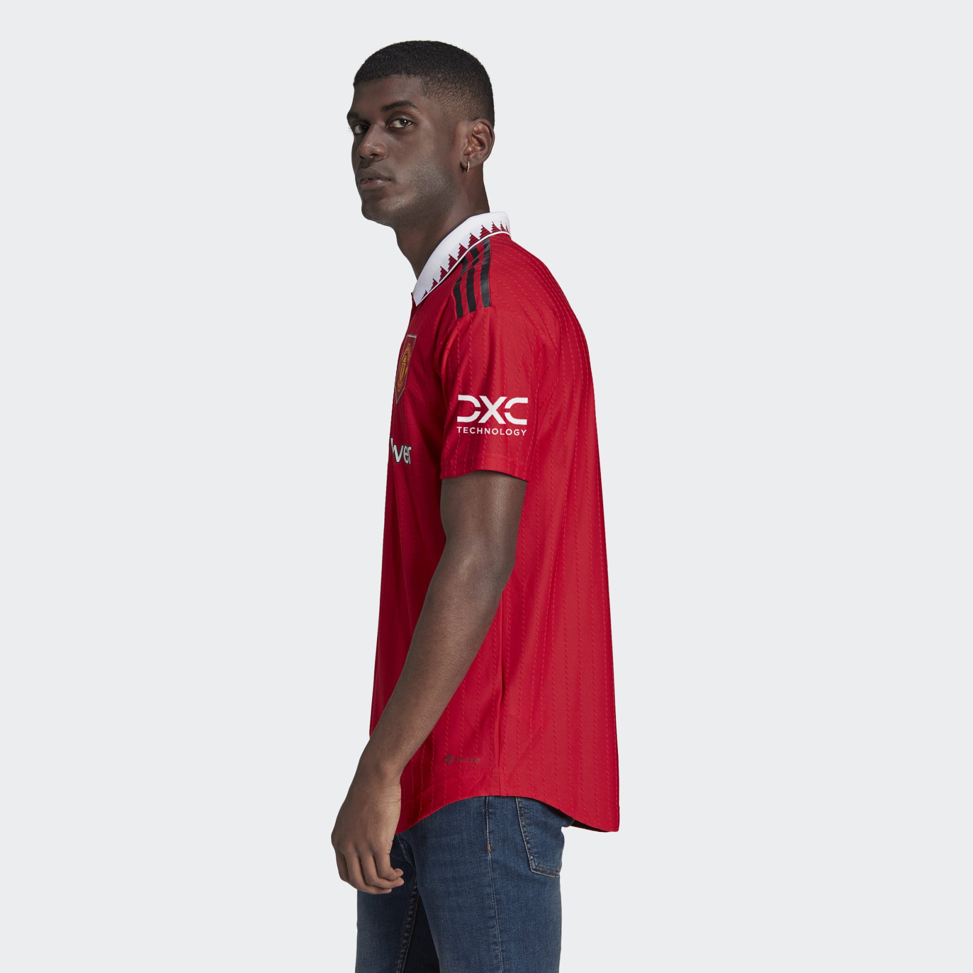 ADIDAS MANCHESTER UNITED 22/23 MEN'S HOME AUTHENTIC JERSEY - H13889-ADIDAS by adidas | Available at Niky's Sports