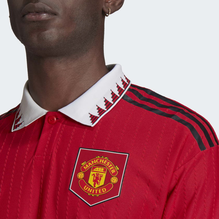 ADIDAS MANCHESTER UNITED 22/23 MEN'S HOME AUTHENTIC JERSEY - H13889-ADIDAS by adidas | Available at Niky's Sports