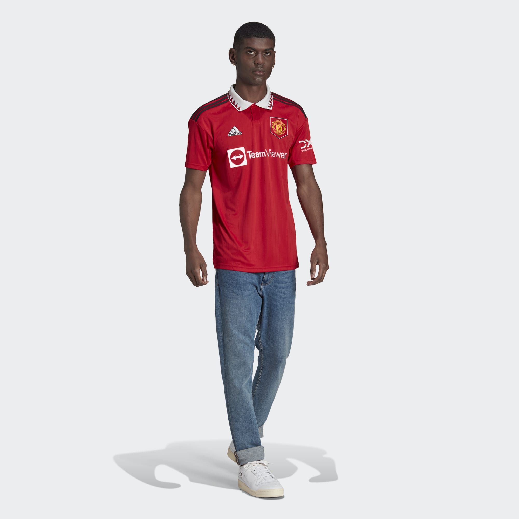 adidas Men's Manchester United 22/23 Home Jersey - H13881-ADIDAS by adidas | Available at Niky's Sports