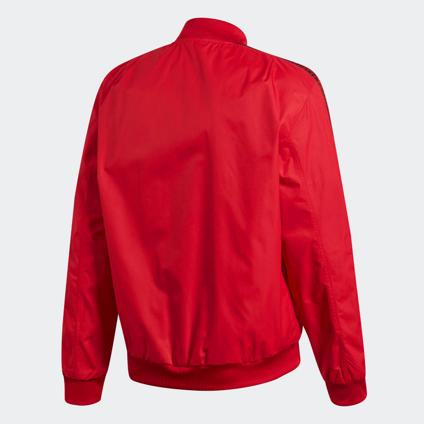 Manchester United Anthem Jacket Men's - DX9077-ADIDAS by Adidas | Available at Niky's Sports