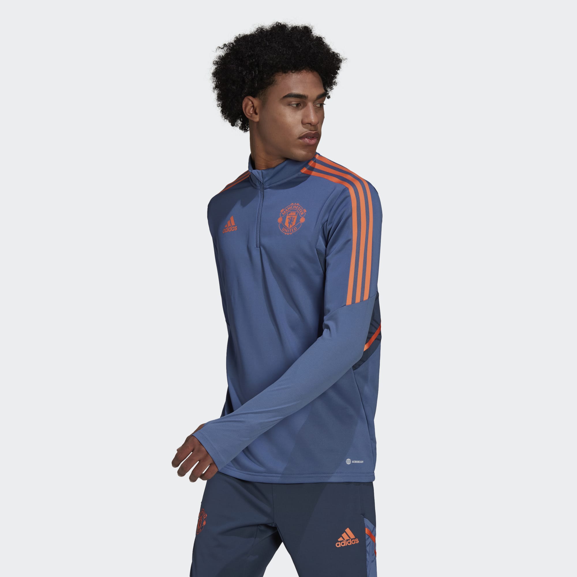 adidas MANCHESTER UNITED CONDIVO 22 TRAINING TOP MENS - HH9334-ADIDAS by adidas | Available at Niky's Sports