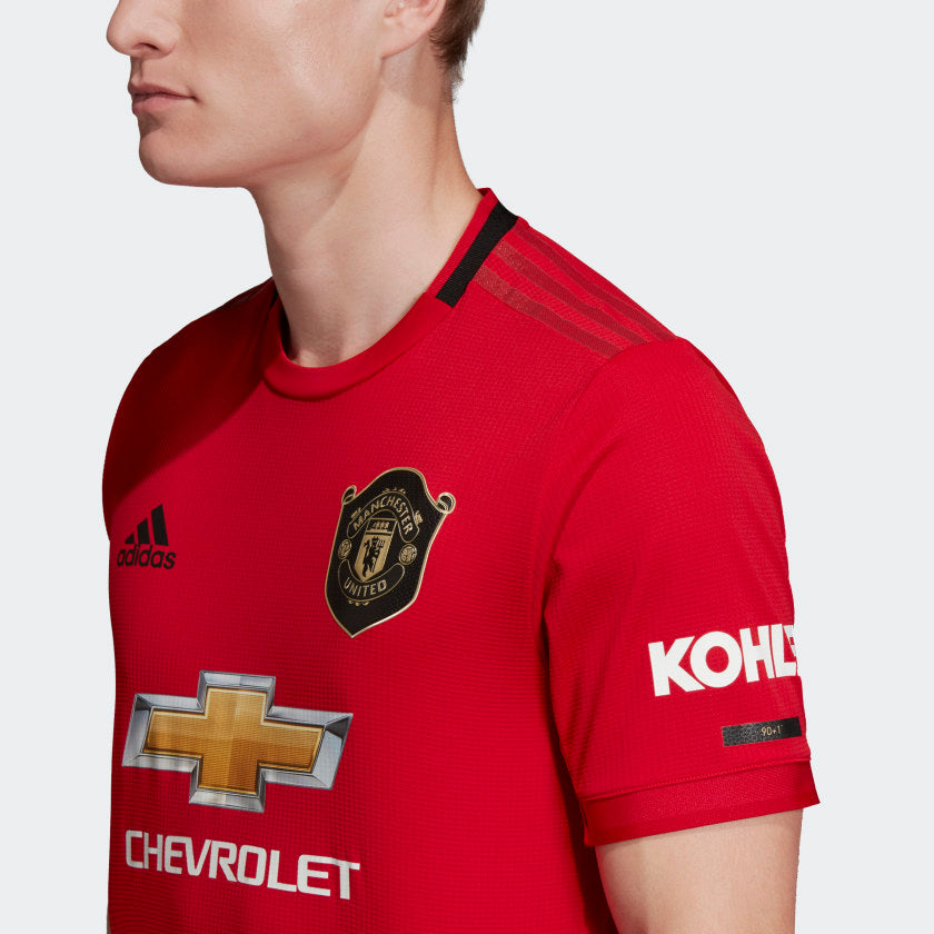 Manchester United Home Authentic Jersey 19/20 Men's - ED7387-ADIDAS by Adidas | Available at Niky's Sports