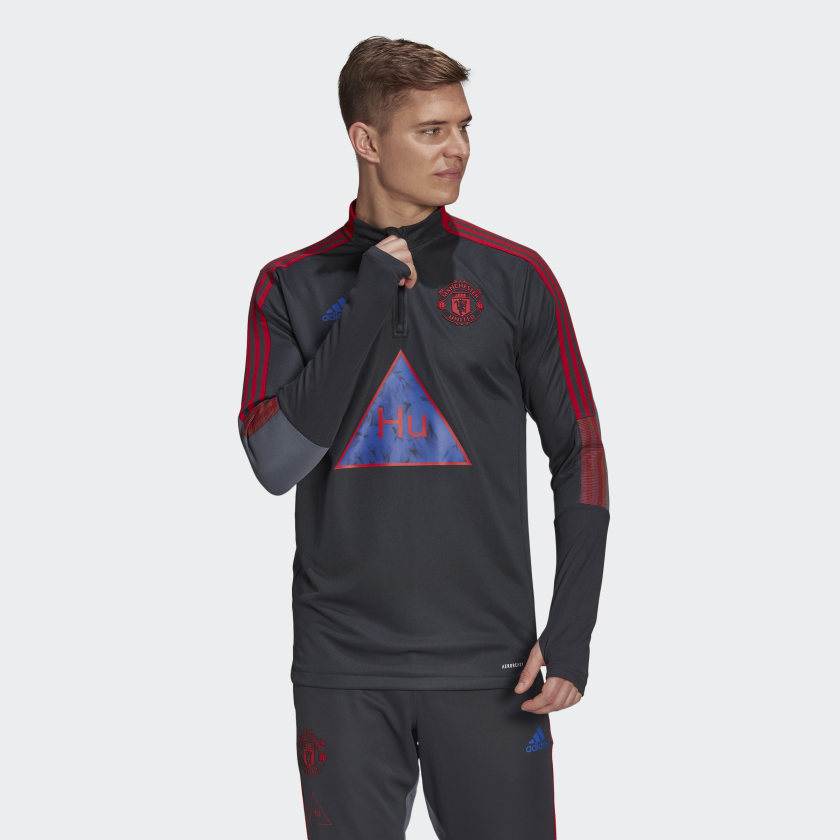 Manchester United Human Race Track Top - GK7722-ADIDAS by Adidas | Available at Niky&#39;s Sports