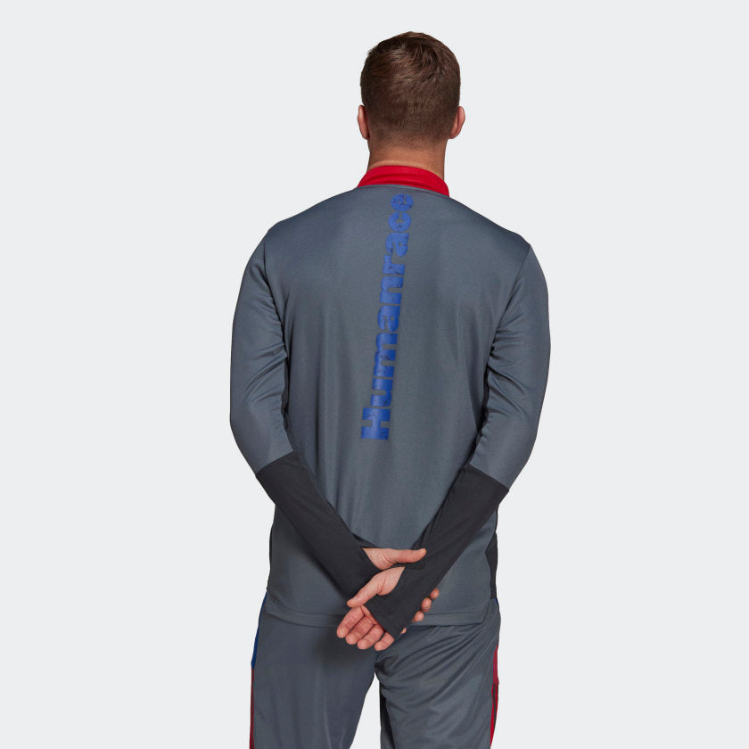 Manchester United Human Race Track Top - GK7722-ADIDAS by Adidas | Available at Niky's Sports