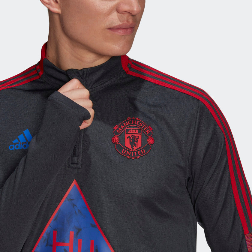 Manchester United Human Race Track Top - GK7722-ADIDAS by Adidas | Available at Niky's Sports