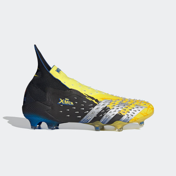 adidas Marvel Predator Freak+ FG Cleats - Bright Yellow/Silver
