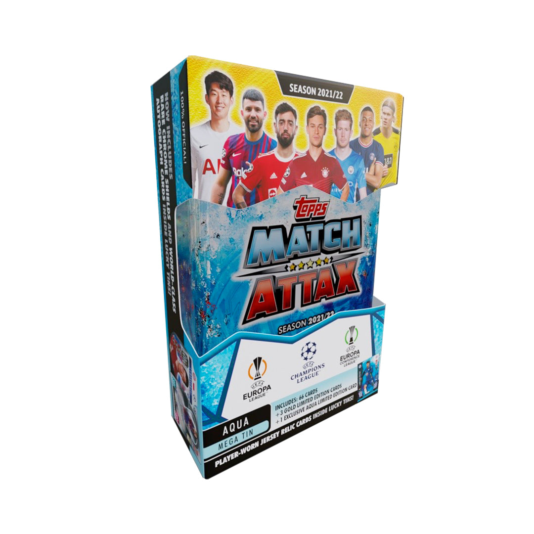 Topps UEFA Match Attax 21/22 Trading Cards - Mega Tin