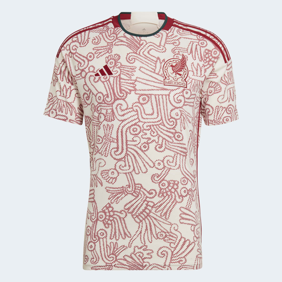 adidas MEXICO WORLD CUP 22 AWAY MEN&#39;S SHORT SLEEVE SOCCER JERSEY - HD9314-ADIDAS by adidas | Available at Niky&#39;s Sports