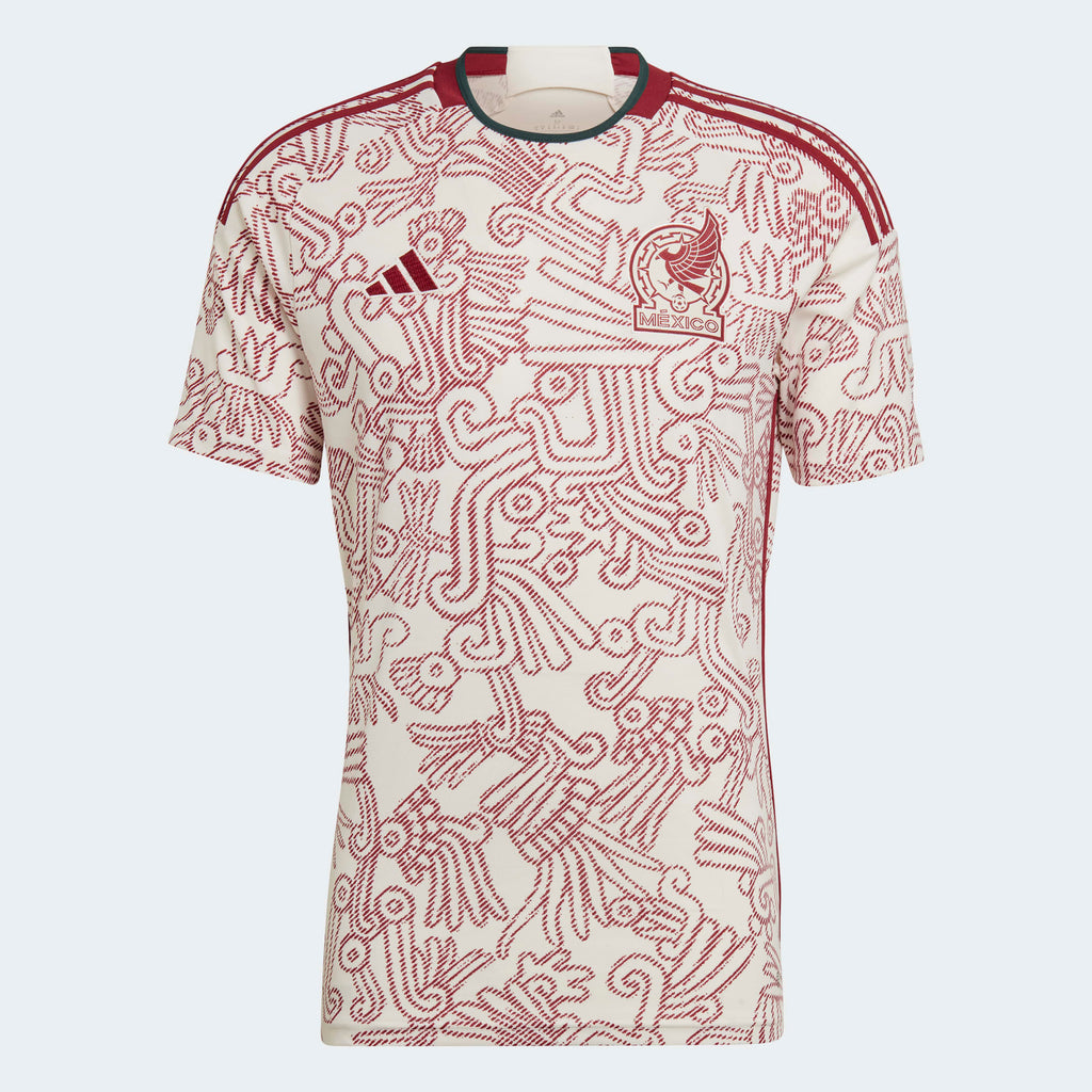 ongeduldig kaart Mantel adidas MEXICO WORLD CUP 22 AWAY MEN'S SHORT SLEEVE SOCCER JERSEY