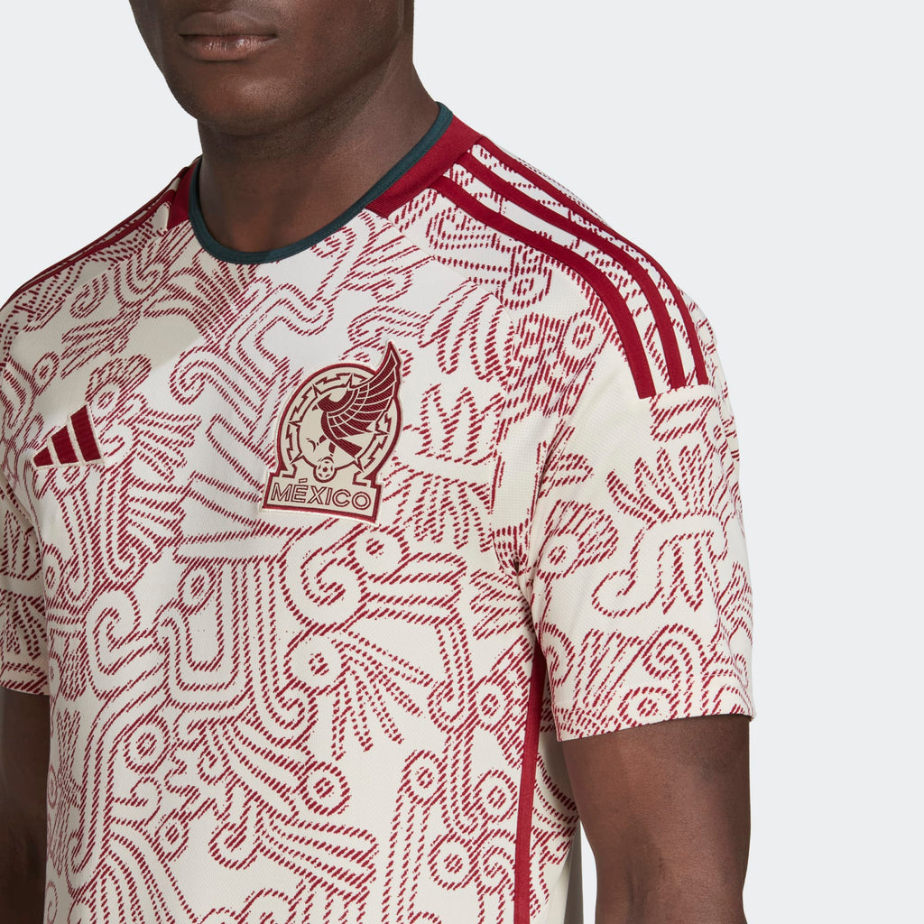 adidas MEXICO WORLD CUP 22 AWAY MEN'S SHORT SLEEVE SOCCER JERSEY - HD9314-ADIDAS by adidas | Available at Niky's Sports