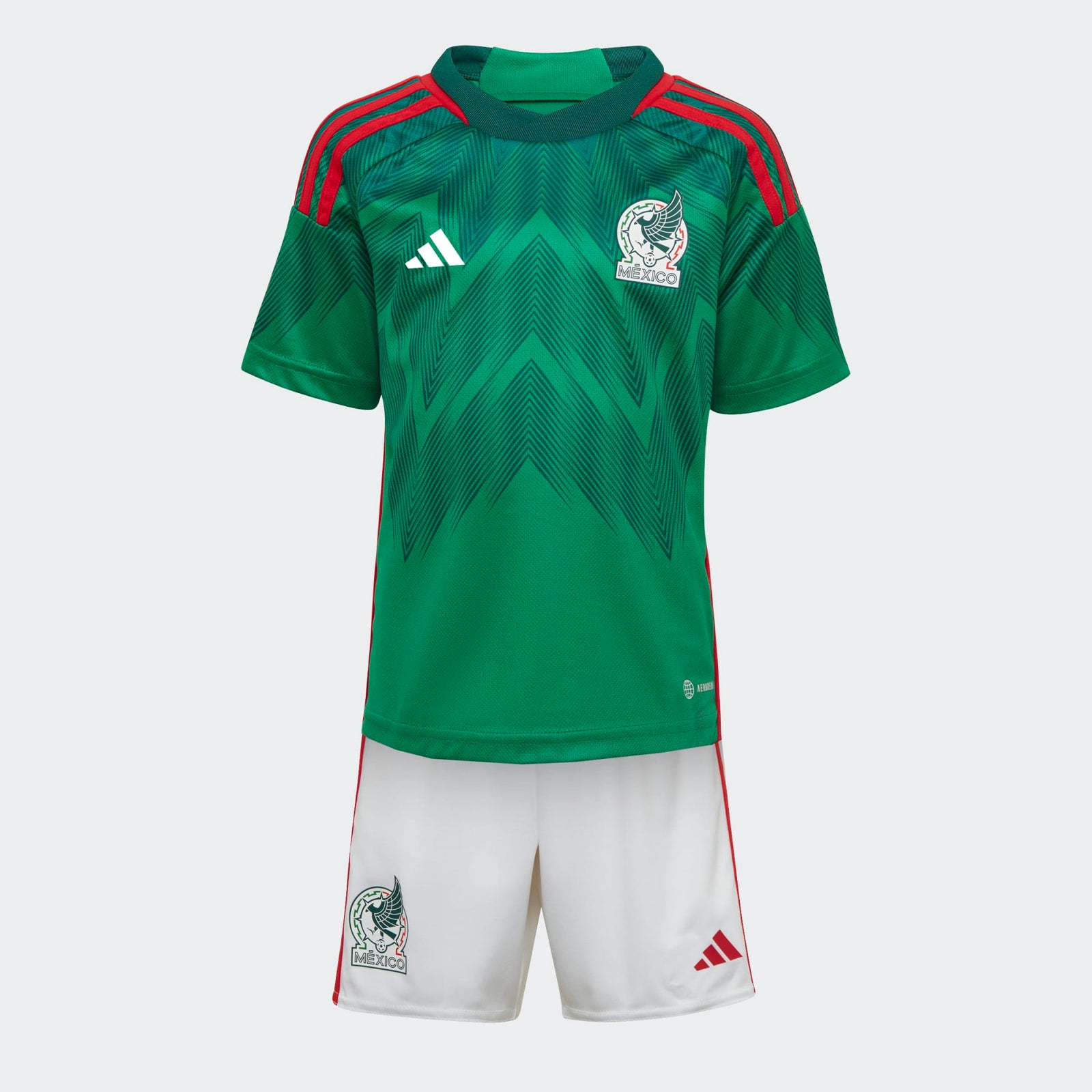 adidas Mexico Mini Kit WC22 - HE8861-ADIDAS by adidas | Available at Niky's Sports