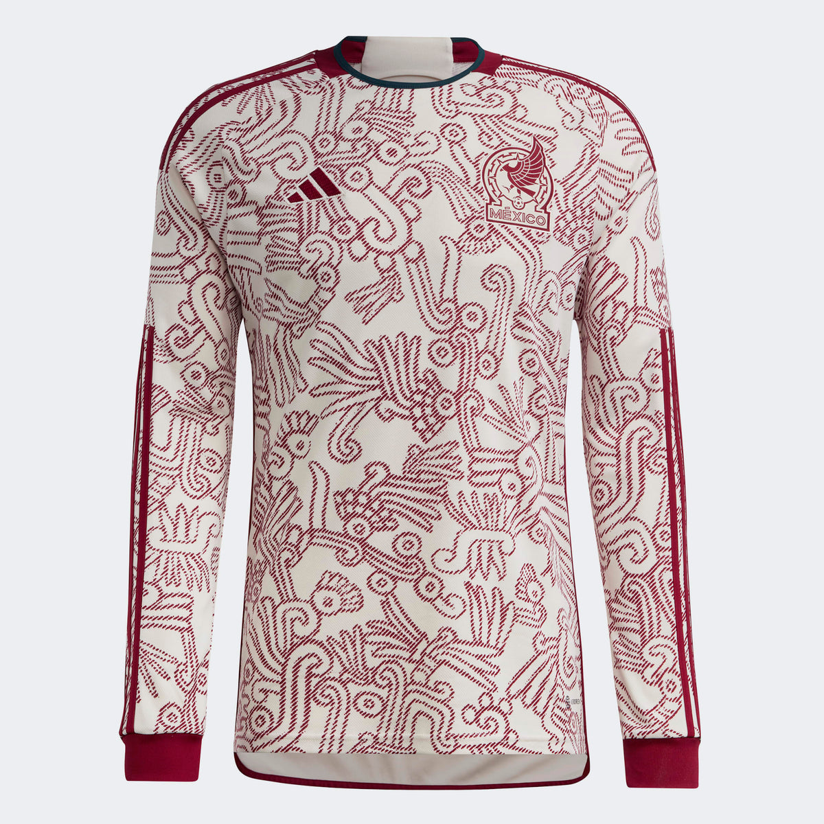 ADIDAS MEXICO 22 LONG SLEEVE AWAY JERSEY MENS - HE8853-ADIDAS by adidas | Available at Niky's Sports