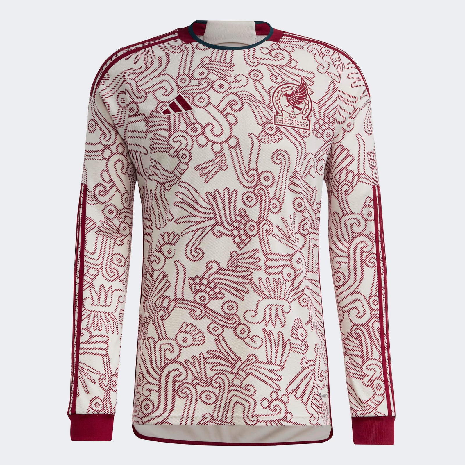 ADIDAS MEXICO 22 LONG SLEEVE AWAY JERSEY MENS - HE8853-ADIDAS by adidas | Available at Niky's Sports
