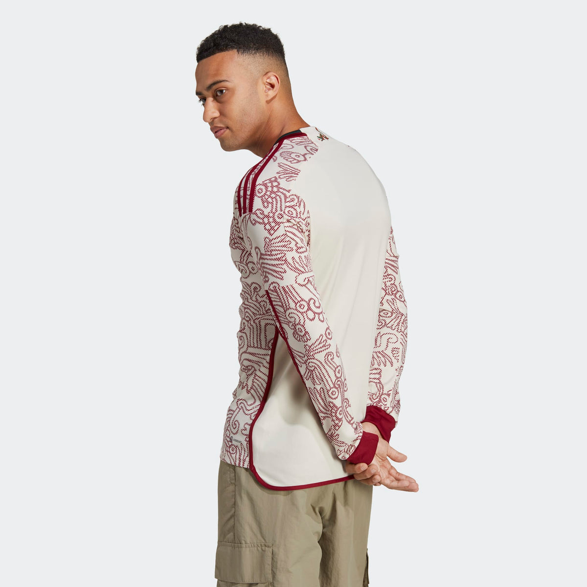 ADIDAS MEXICO 22 LONG SLEEVE AWAY JERSEY MENS - HE8853-ADIDAS by adidas | Available at Niky's Sports