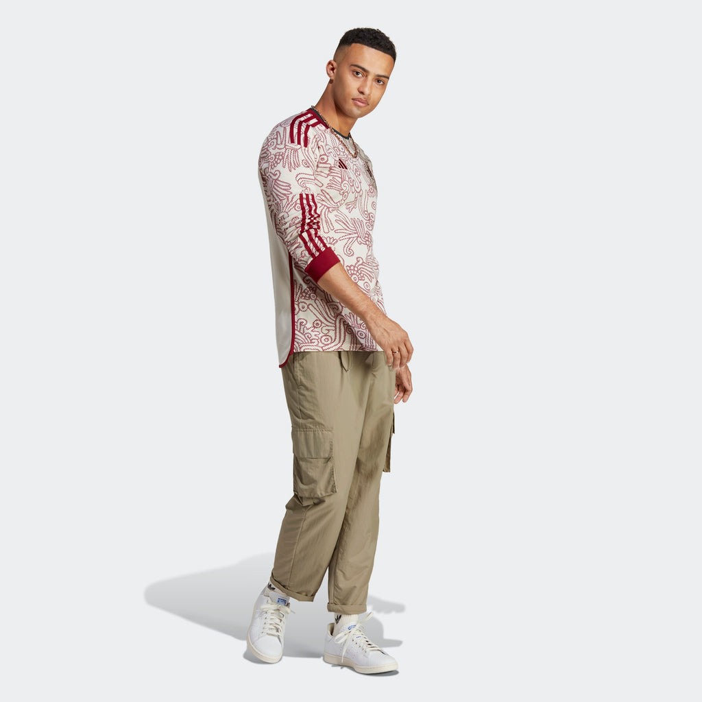 ADIDAS MEXICO 22 LONG SLEEVE AWAY JERSEY MENS - HE8853-ADIDAS by adidas | Available at Niky's Sports