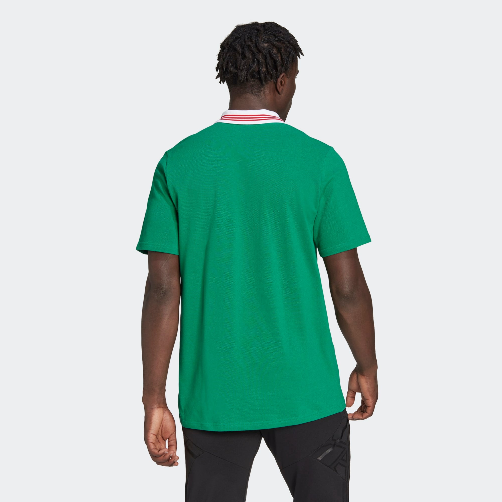 adidas Men's Mexico DNA Polo Green - HF1444-ADIDAS by adidas | Available at Niky's Sports