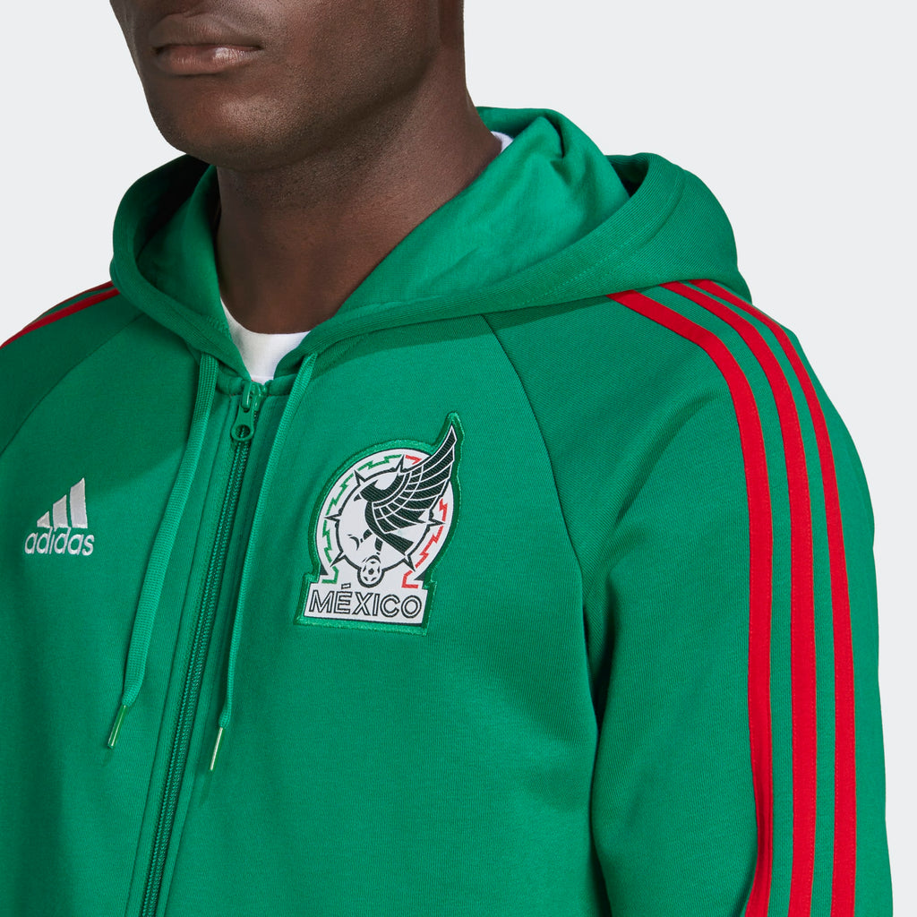 adidas Men's Mexico Full Zip Hoodie 2022 World Cup - HF1437-ADIDAS by adidas | Available at Niky's Sports