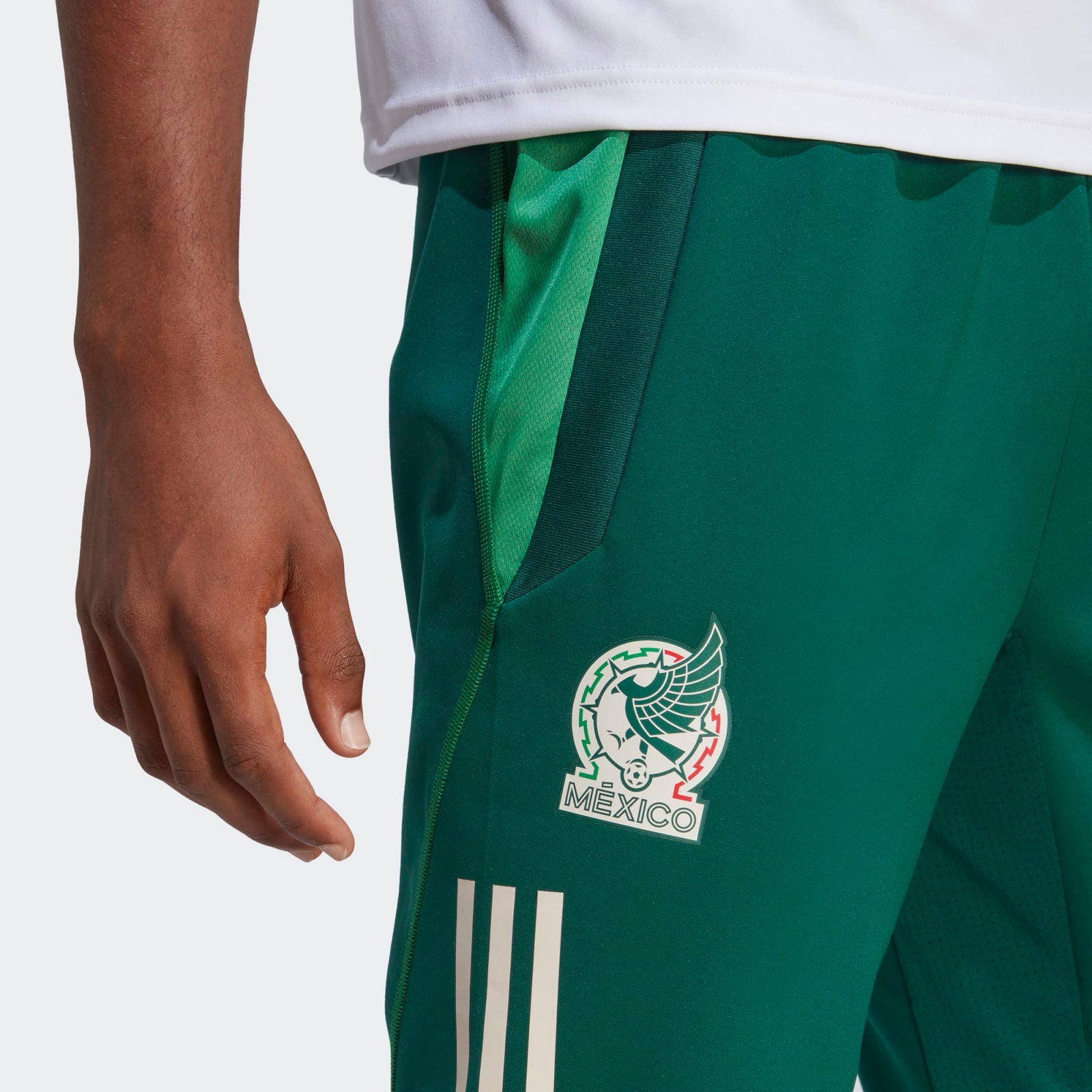 adidas MEXICO TIRO 23 1/2 PANTS - HF1375-ADIDAS by adidas | Available at Niky's Sports