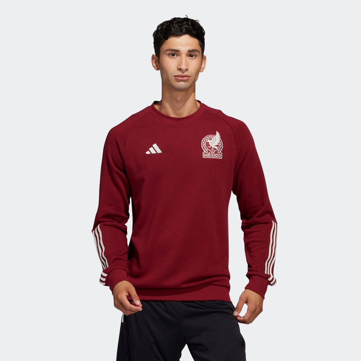 adidas Mexico World Cup Tiro Sweatshirt Men's - HF1389-ADIDAS by adidas | Available at Niky's Sports
