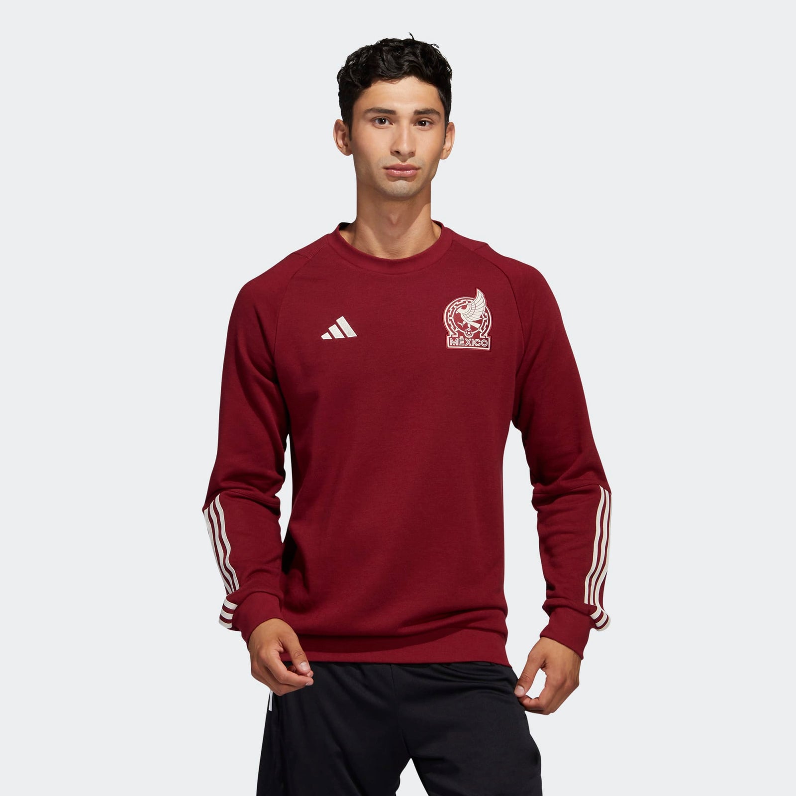 adidas Mexico World Cup Tiro Sweatshirt Men's - HF1389-ADIDAS by adidas | Available at Niky's Sports