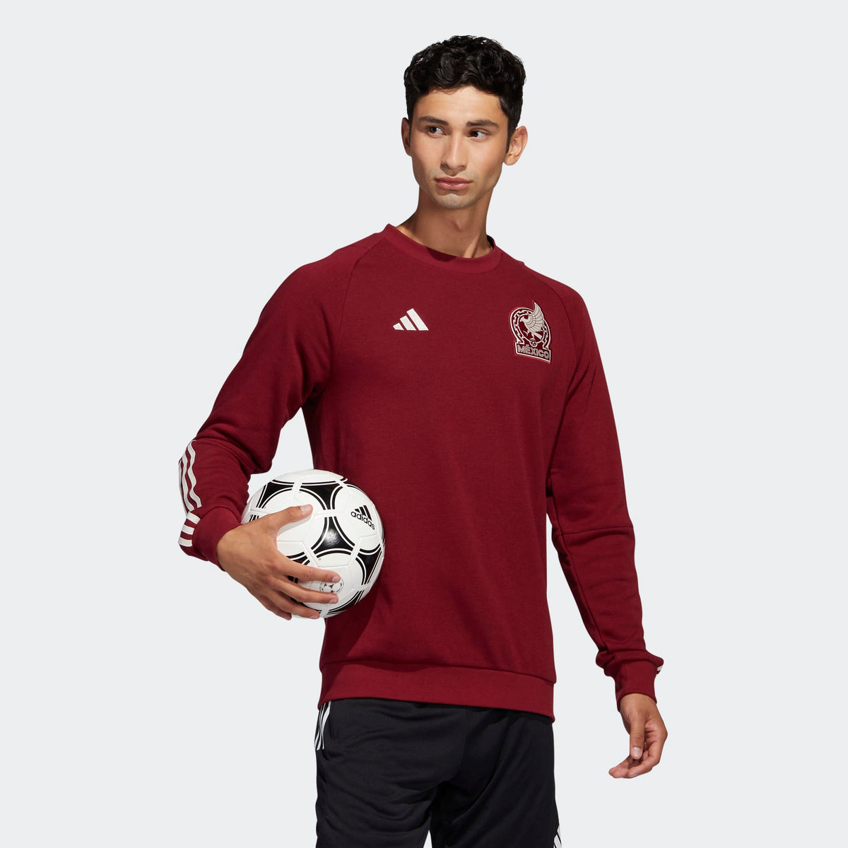 adidas Mexico World Cup Tiro Sweatshirt Men's - HF1389-ADIDAS by adidas | Available at Niky's Sports