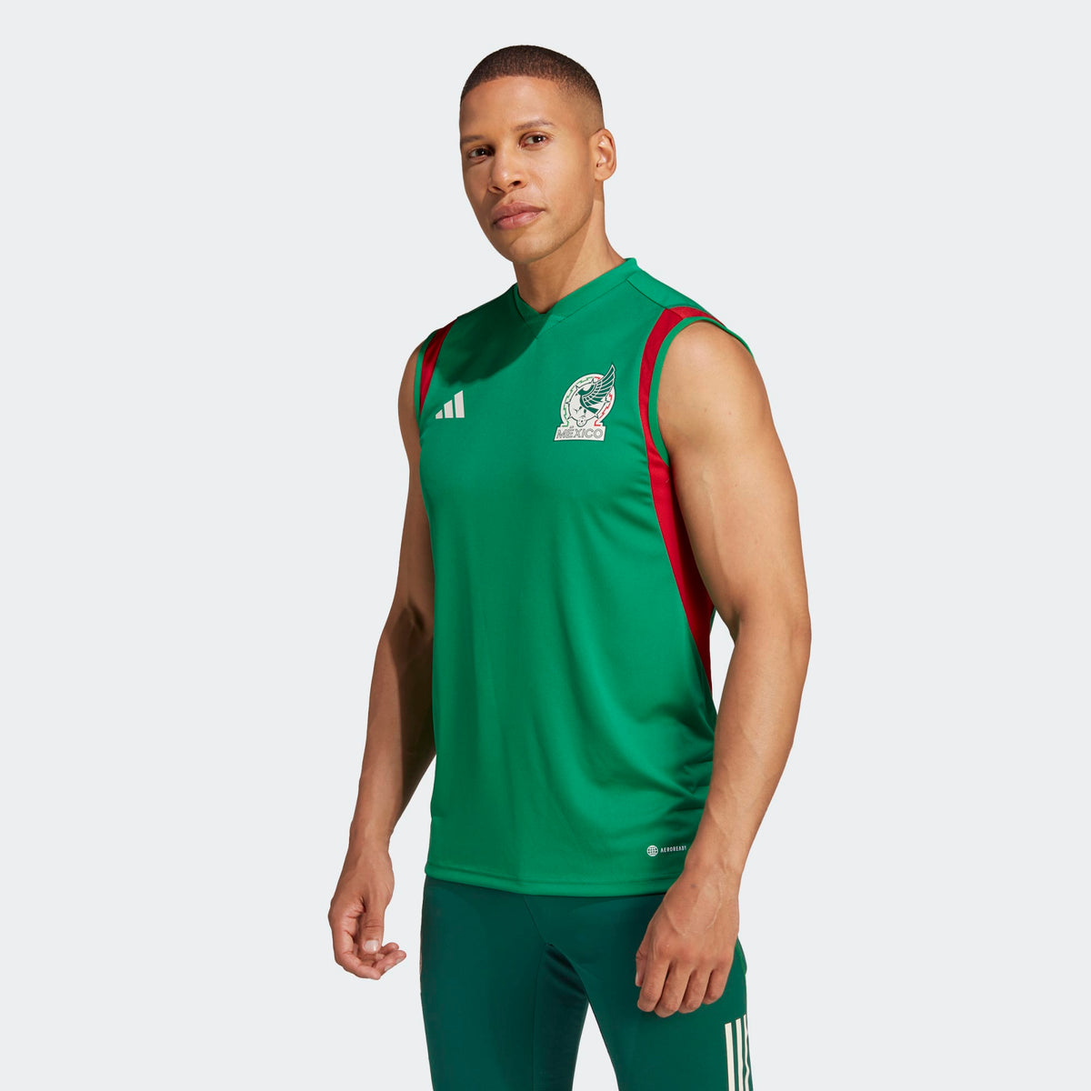 Adidas Men&#39;s Mexico Sleeveless Training Jersey 2022 - HF1377-ADIDAS by adidas | Available at Niky&#39;s Sports