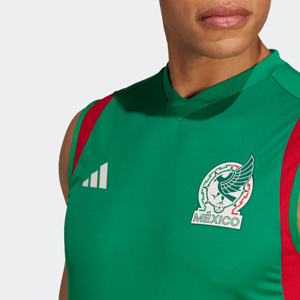 Adidas Men's Mexico Sleeveless Training Jersey 2022 - HF1377-ADIDAS by adidas | Available at Niky's Sports