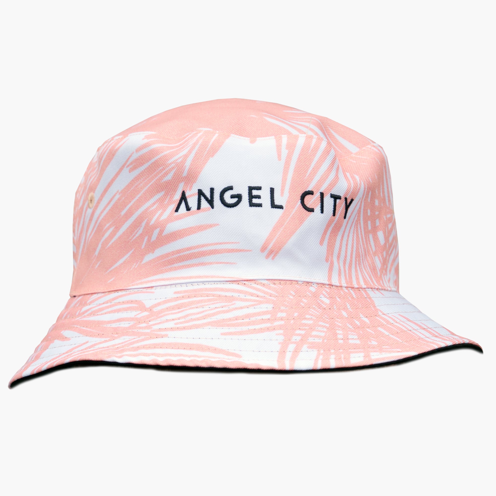 Mitchell and Ness Angel City FC Mitchell and Ness Reversible Bucket Hat - BUCKMO21428-ACFBLCK-MITCHELL & NESS by Mitchell & Ness | Available at Niky's Sports