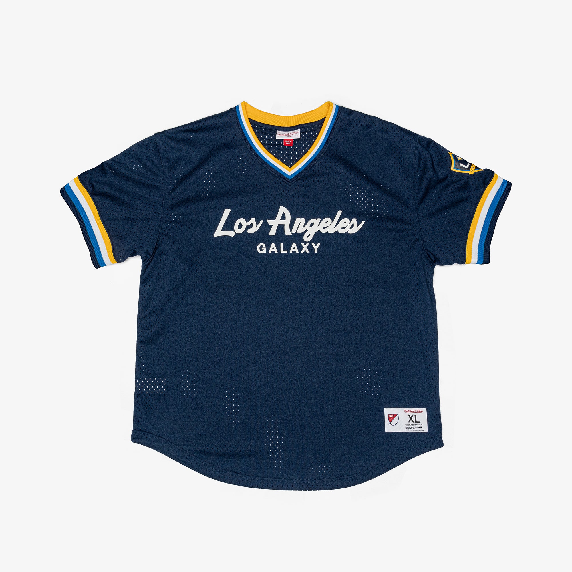 LA Galaxy Special Script Mesh V-Neck Jersey