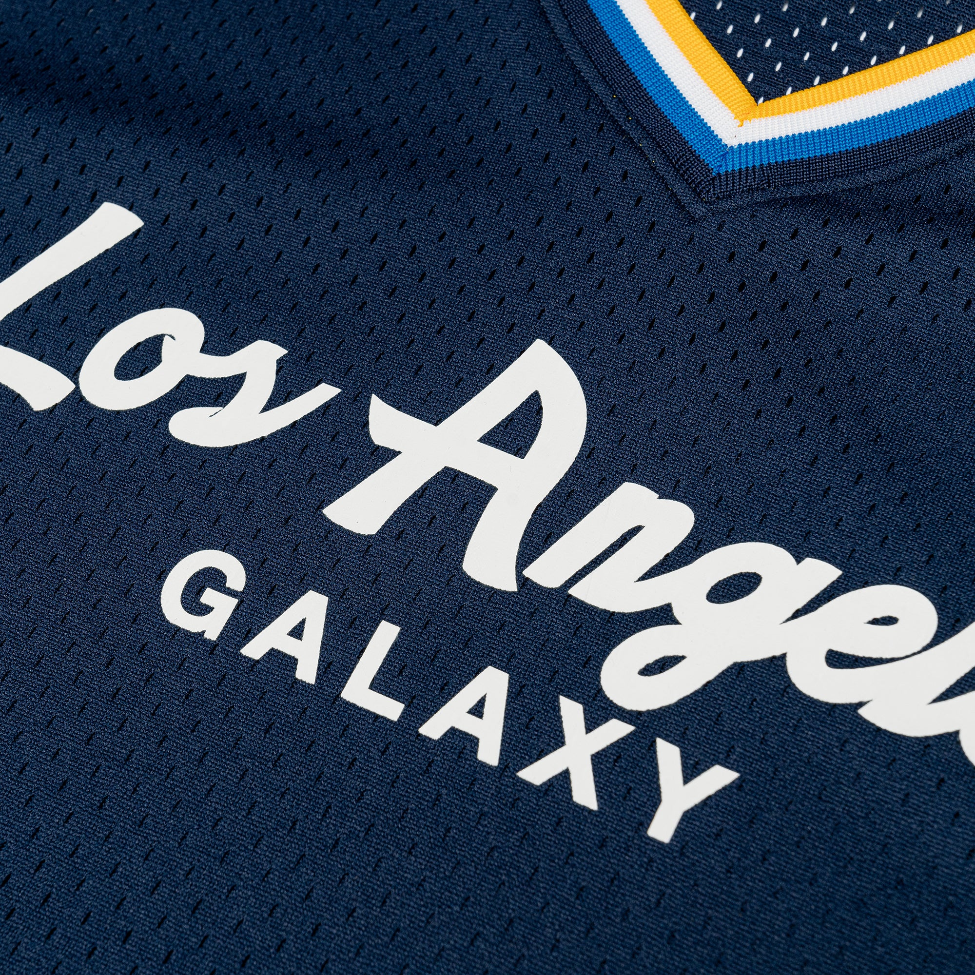 LA Galaxy Special Script Mesh V-Neck Jersey