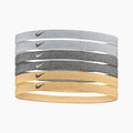 Nike Swoosh Sport Headbands 6 Pack - N.100.2008.097.OS-NIKE by Nike | Available at Niky's Sports