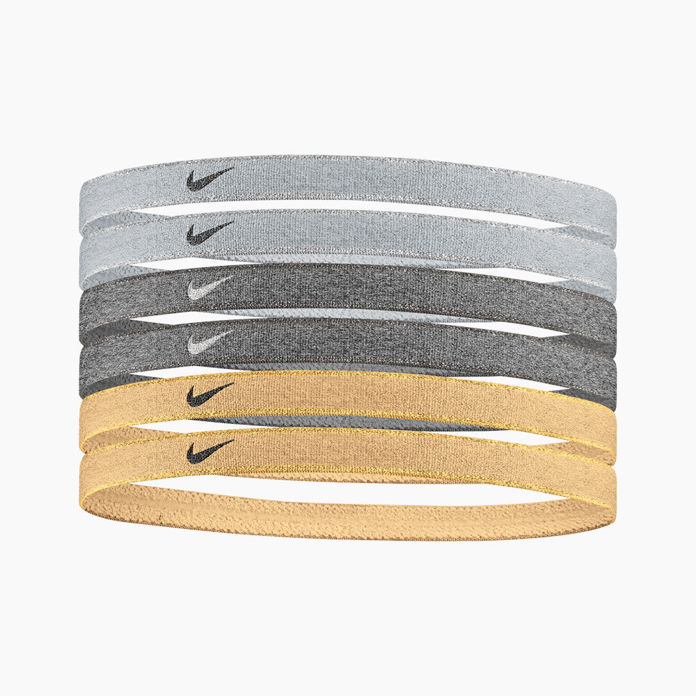 Nike Swoosh Sport Headbands 6 Pack - N.100.2008.097.OS-NIKE by Nike | Available at Niky's Sports