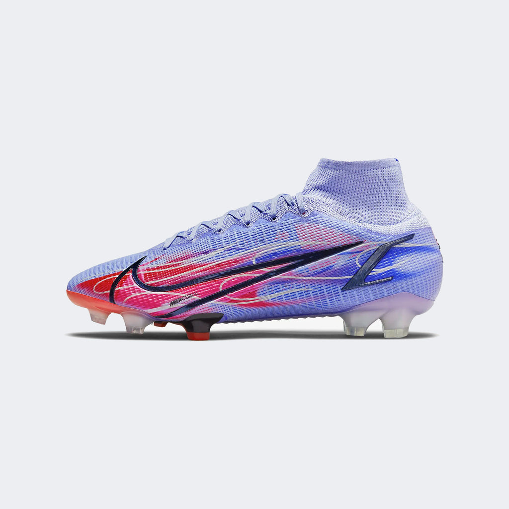 Nike Mercurial Superfly 8 Elite KM FG Firm-Ground Soccer Cleats - DB2859-506-NIKE by Nike | Available at Niky's Sports