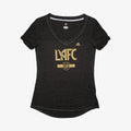 LAFC V-neck Tee Women's - B413S-WLGFRQG-ADIDAS by Adidas | Available at Niky's Sports