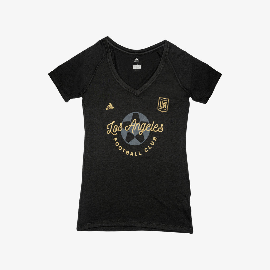 LAFC Triblend V Neck Tee Women's - B366W-ADIDAS by Adidas | Available at Niky's Sports