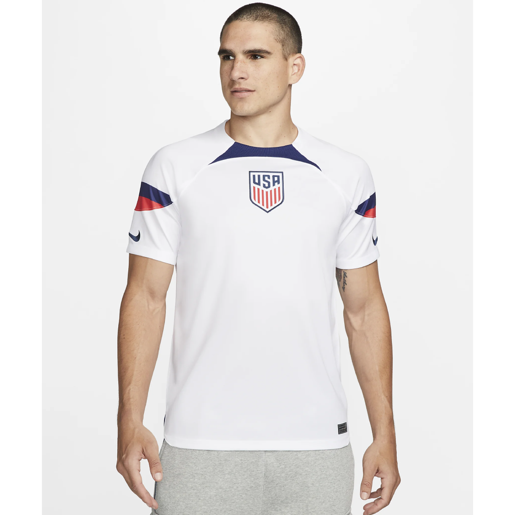 Nike U.S. 2022/23 Stadium Home Men's Nike Dri-FIT Soccer Jersey - DN0706-101-NIKE by Nike | Available at Niky's Sports